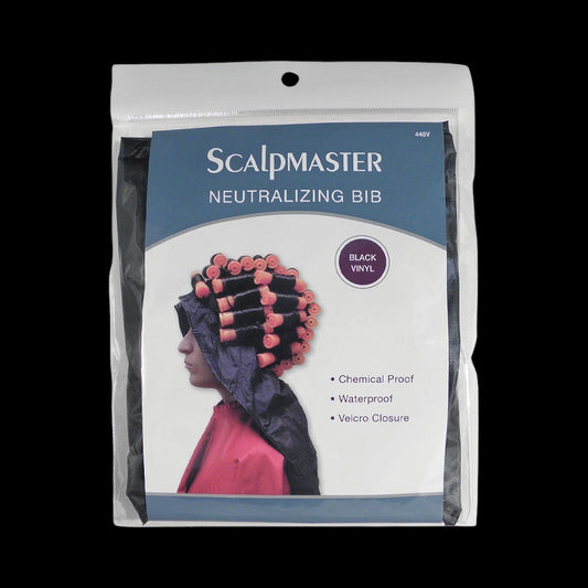 Scalpmaster Neutralizing Bib - Black by Beauty Supply 123 Outlet