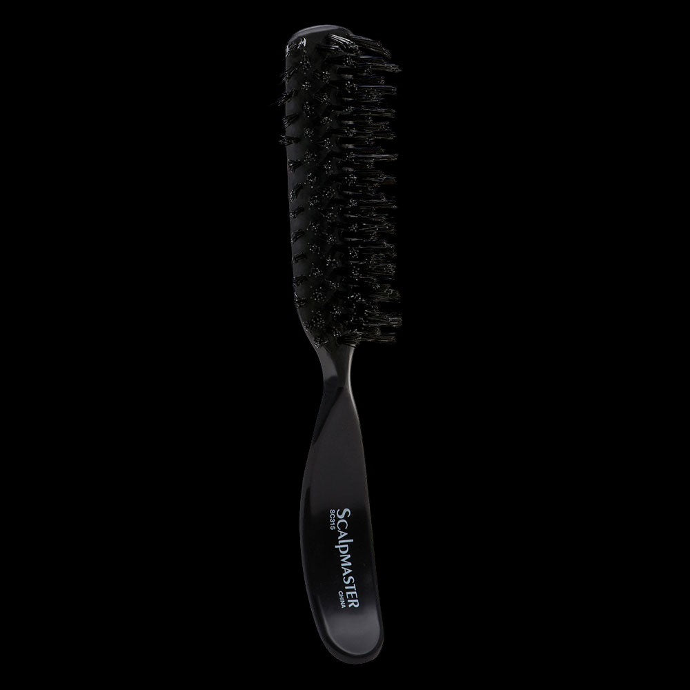 Scalpmaster Nylon Bristle Brush - Black by Beauty Supply 123 Outlet