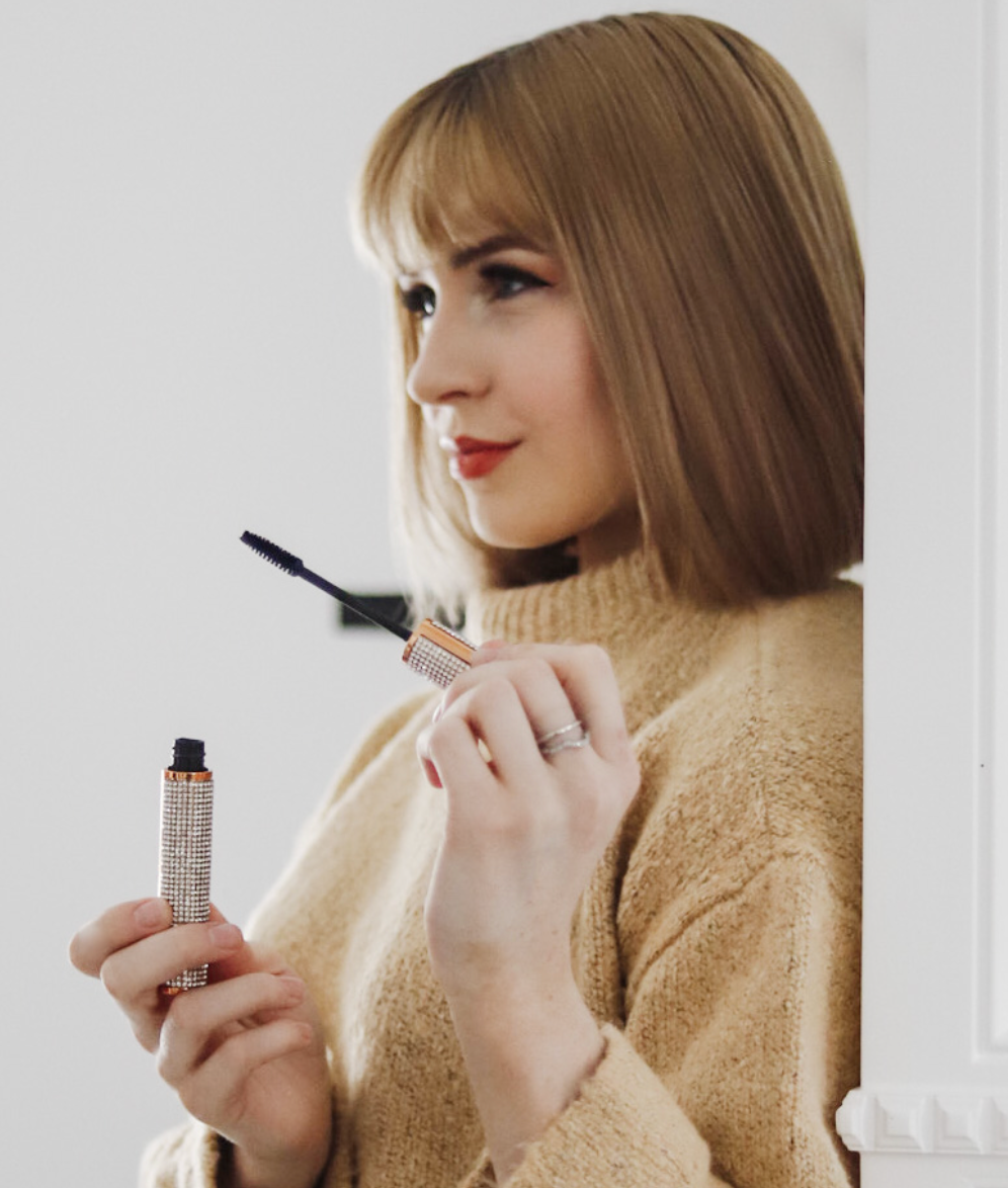 Mega Volume Vegan Mascara – Smudge-Proof with Handmade Diamond Case by EpiLynx