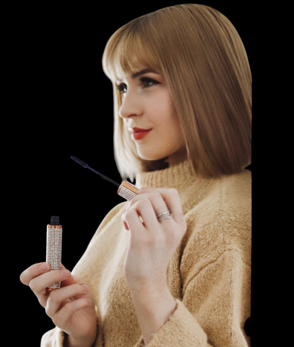 Mega Volume Vegan Mascara – Smudge-Proof with Handmade Diamond Case by EpiLynx