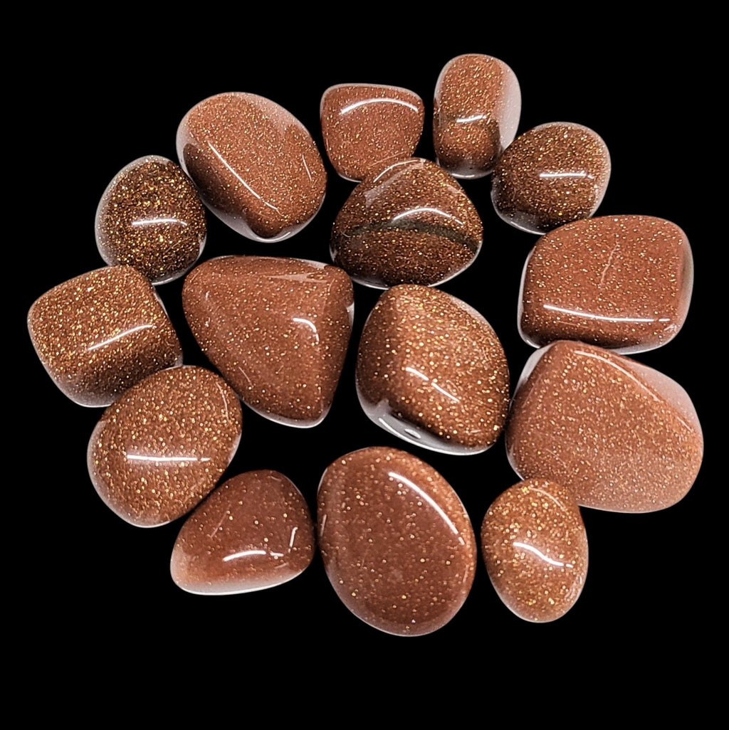 Goldstone Tumbled Stone