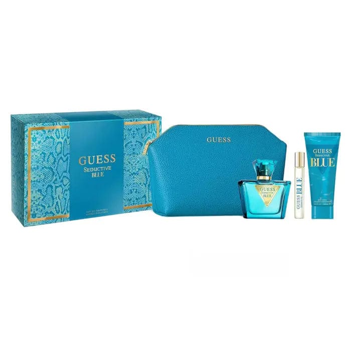 Seductive Blue By Guess For Women EDT Spray (3pc Gift Set) by perfumesandrea