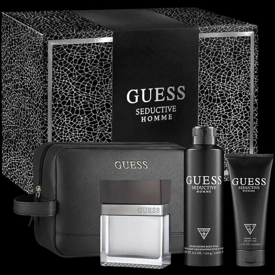Seductive Homme By Guess For Men 4Pcs Set EDT Spray by perfumesandrea