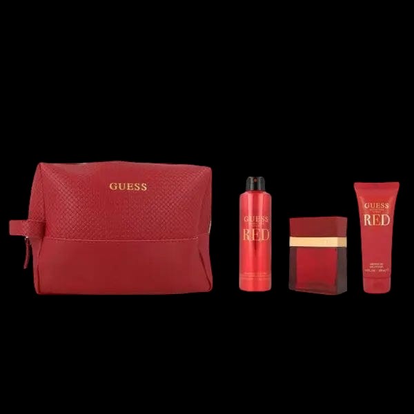 Seductive Red By Guess For Men 4Pcs Set EDT Spray by perfumesandrea