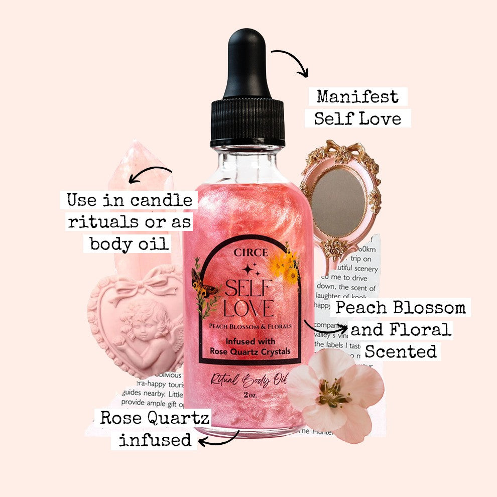 Self Love Ritual Body Oil — Confidence & Heart Healing by Circe Boutique