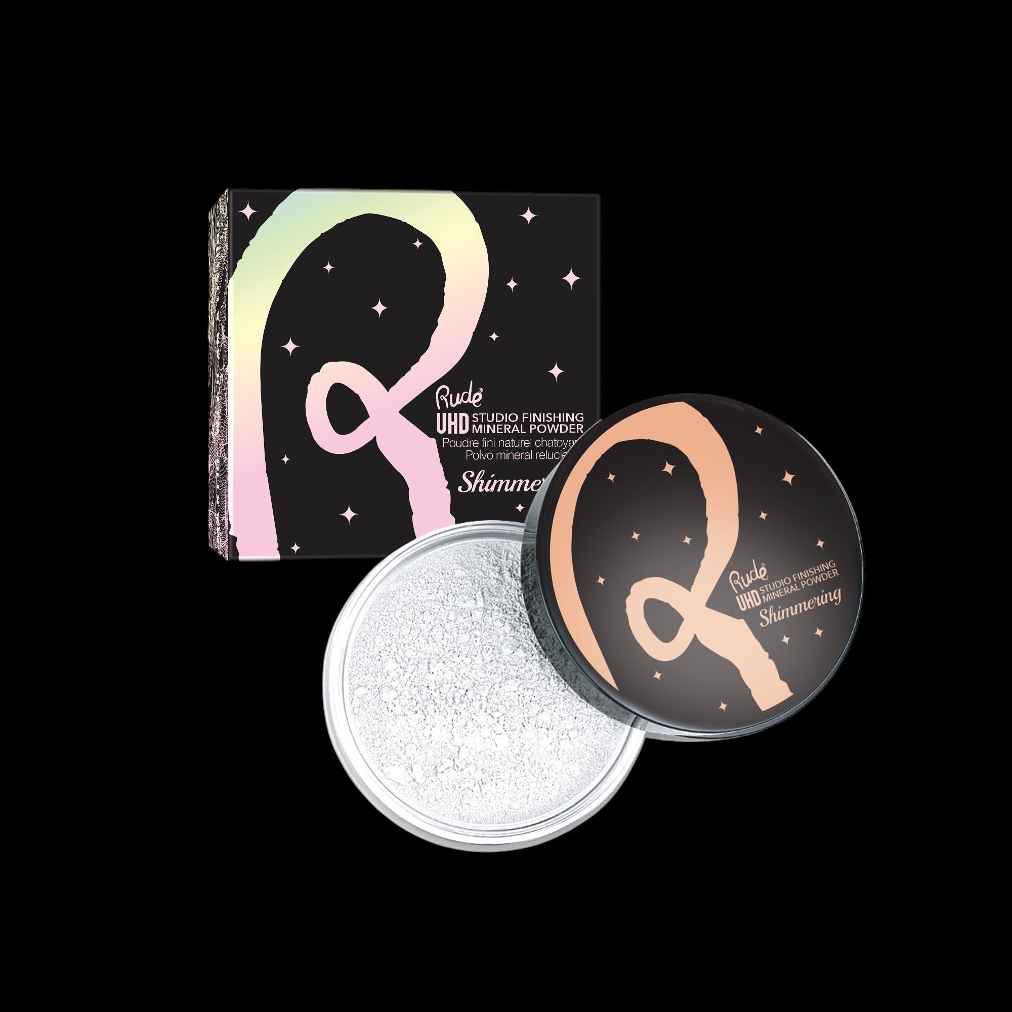 RUDE Ultra High Definition Studio Finishing Mineral Powder - Shimmering by VYSN