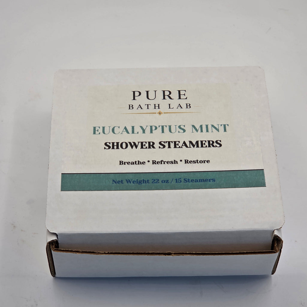 Eucalyptus Mint - Breathe Easy Shower Steamers - Sinus Relief Eucalyptus Menthol (15 count)