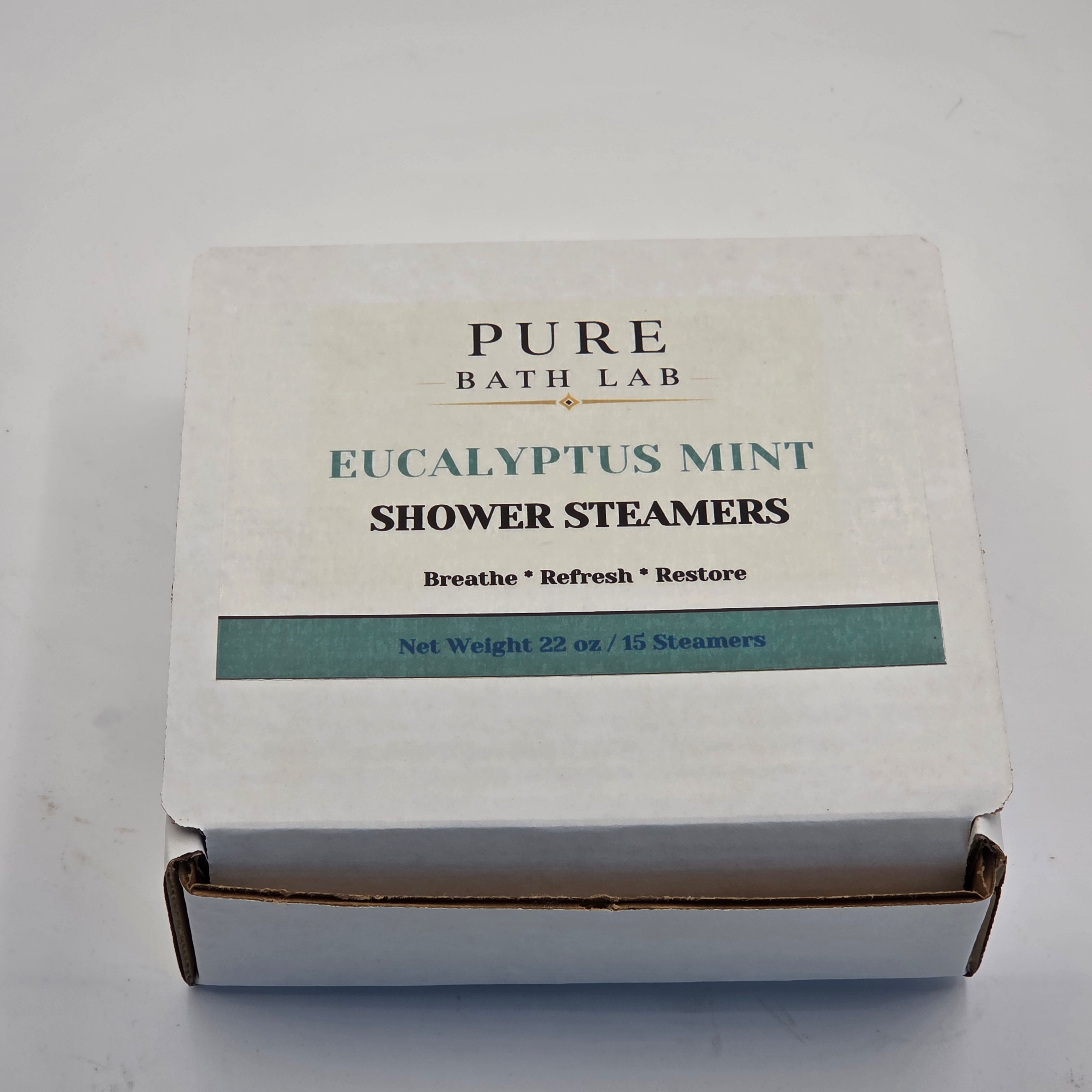 Eucalyptus Mint - Breathe Easy Shower Steamers - Sinus Relief Eucalyptus Menthol (15 count)