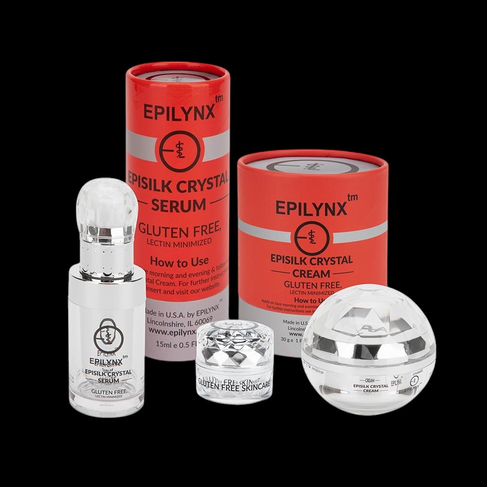 Wrinkle Smoothing Hydration Set for Sensitive Skin – Vegan, Gluten-Free 3-Piece Brightening & Firming Collection by EpiLynx