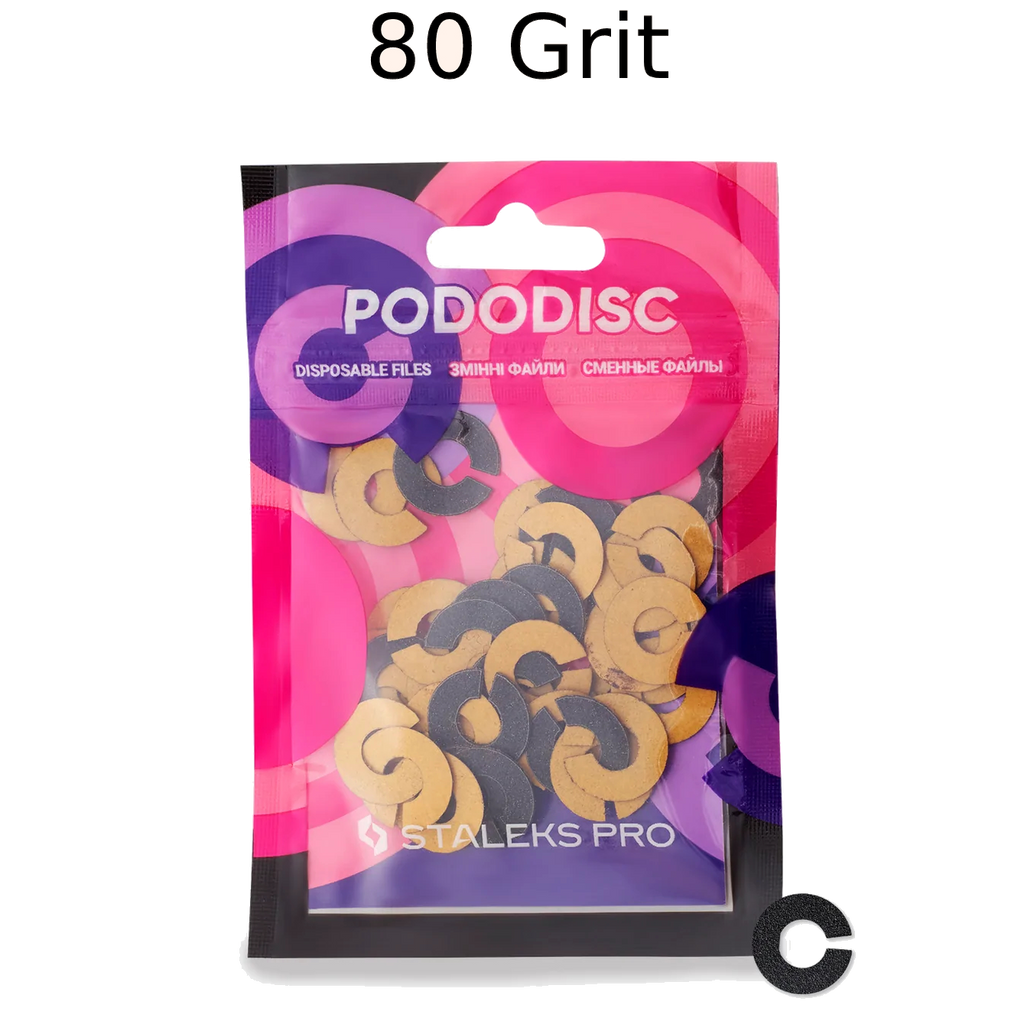STALEKS PRO EXPERT UMBRELLA PODODISC RINGLIKE DISPOSABLE FILES SIZE S 15 MM DIAMETER REFILL PADS FOR PEDICURE DISC 50 PCS PDFR-15- STALEKS™ by kvadrat store