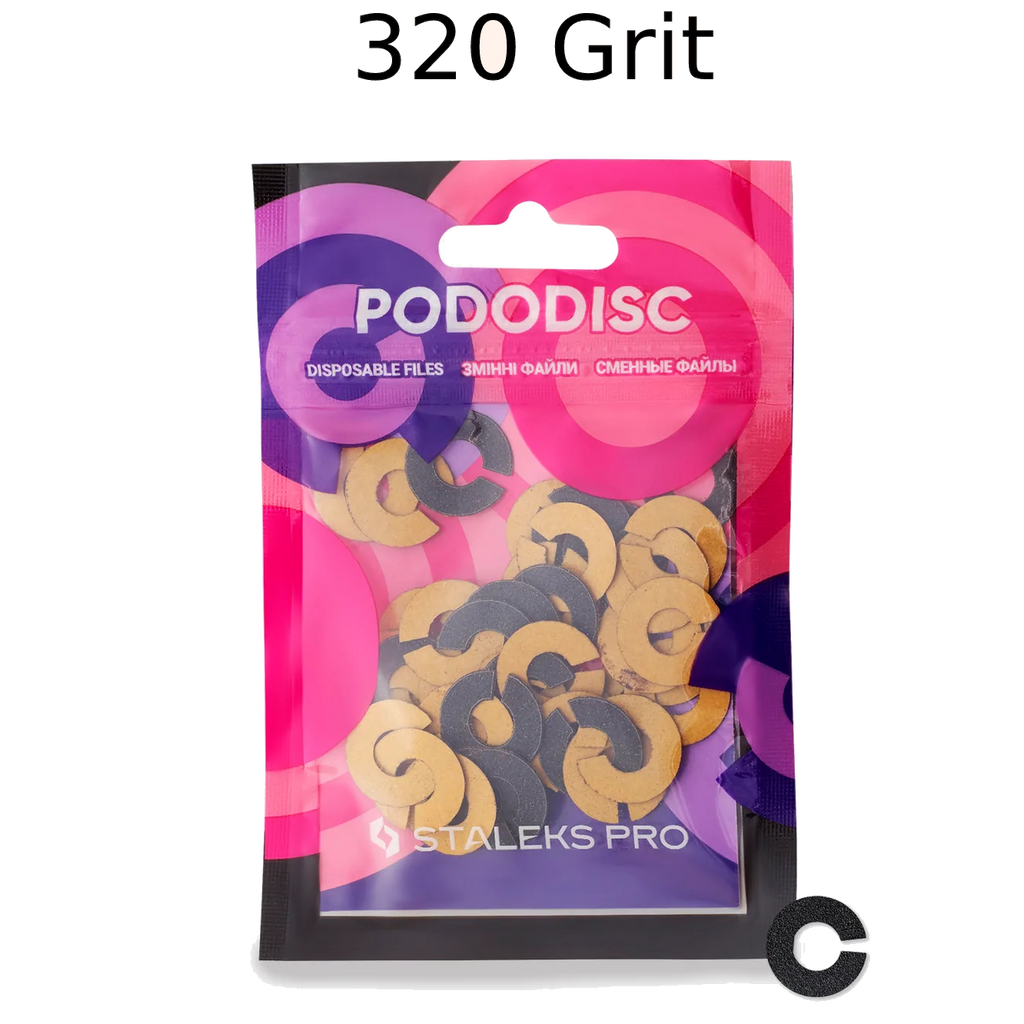 STALEKS PRO EXPERT UMBRELLA PODODISC RINGLIKE DISPOSABLE FILES SIZE S 15 MM DIAMETER REFILL PADS FOR PEDICURE DISC 50 PCS PDFR-15- STALEKS™ by kvadrat store