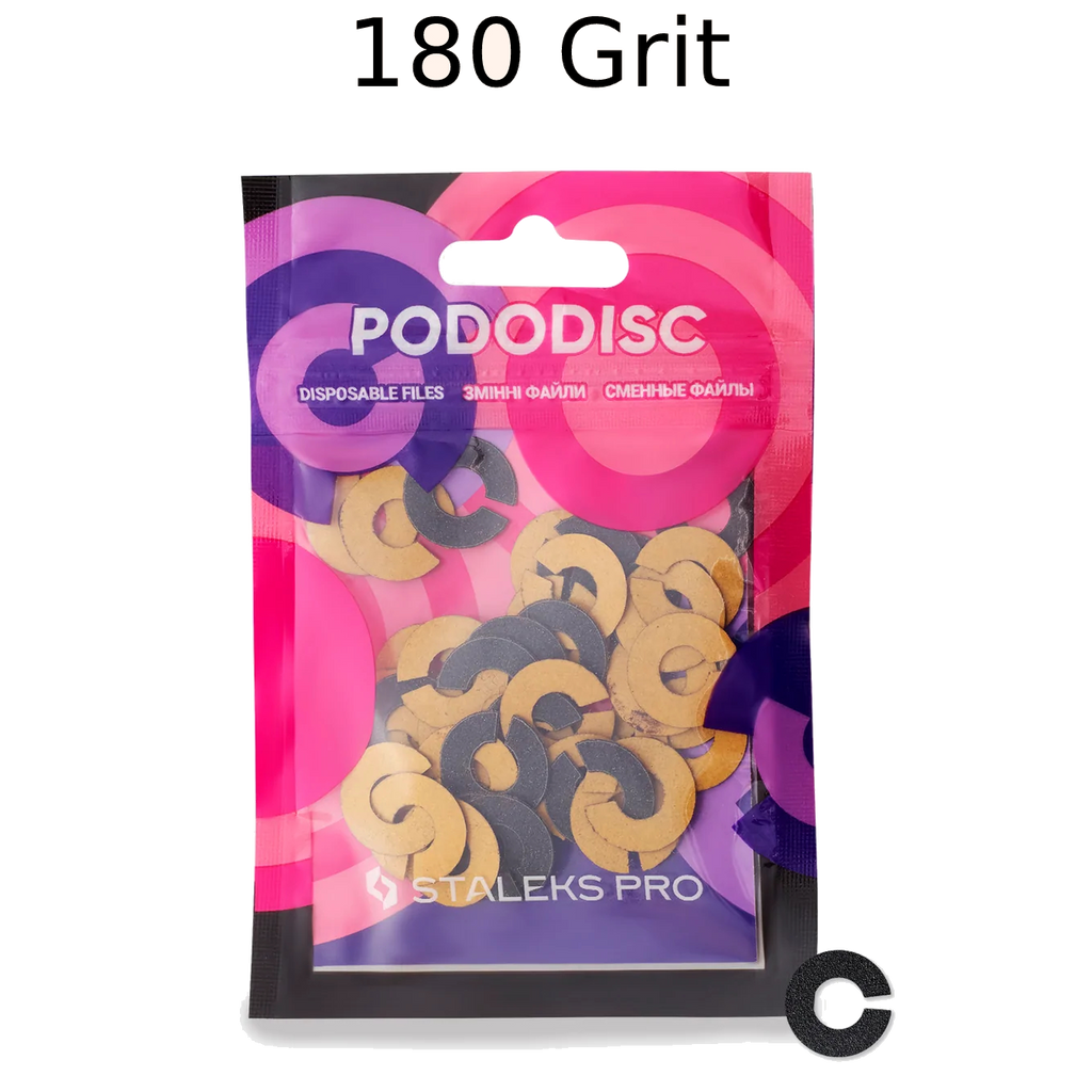 STALEKS PRO EXPERT UMBRELLA PODODISC RINGLIKE DISPOSABLE FILES SIZE S 15 MM DIAMETER REFILL PADS FOR PEDICURE DISC 50 PCS PDFR-15- STALEKS™ by kvadrat store