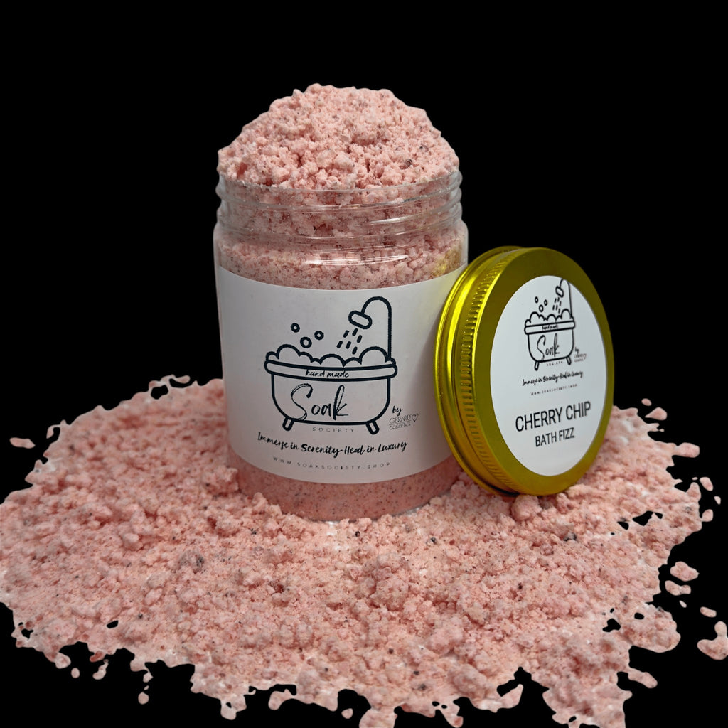 Soak Society Bath Fizz - Cherry Chip by Gerard Cosmetics