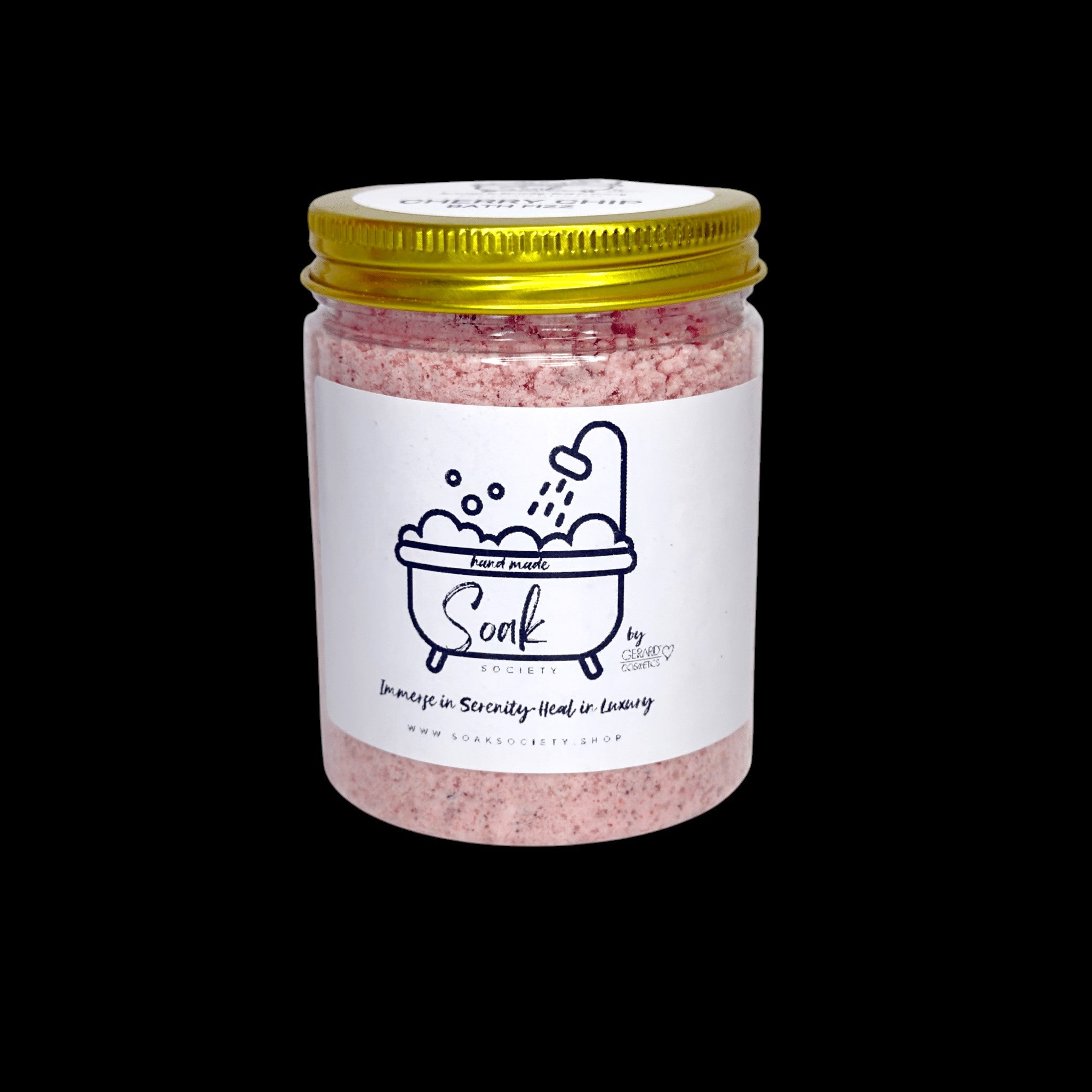 Soak Society Bath Fizz - Cherry Chip by Gerard Cosmetics