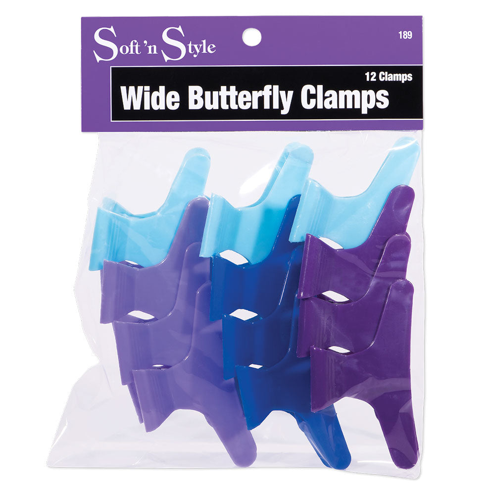 Soft 'N Style 3" Butterfly Clamps by Beauty Supply 123 Outlet