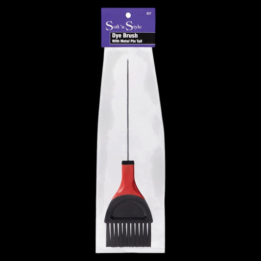 Soft 'N Style Dye Brush with Metal Pin Tail by Beauty Supply 123 Outlet