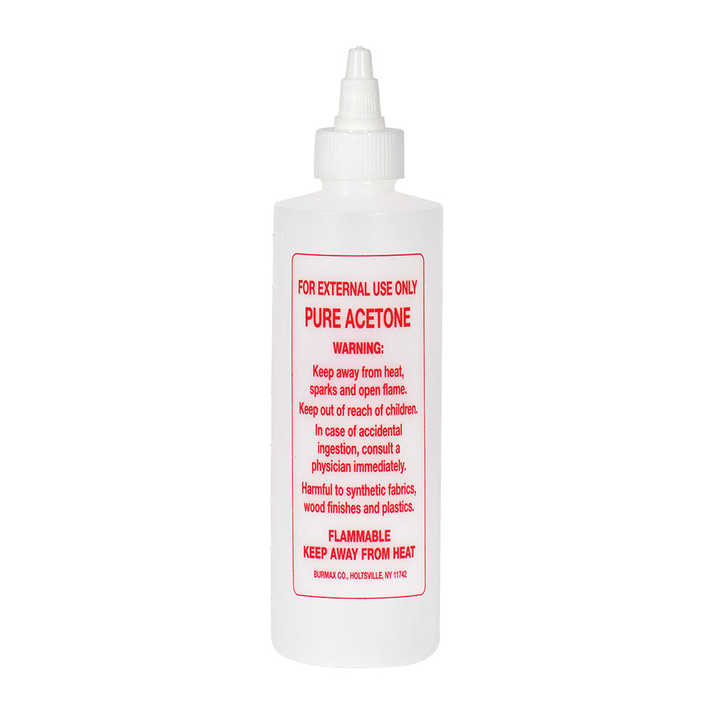 Soft 'N Style Imprinted Acetone Bottle - 8oz by Beauty Supply 123 Outlet