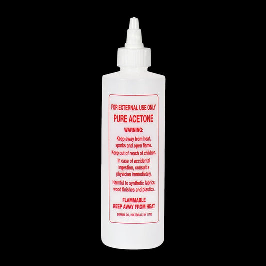 Soft 'N Style Imprinted Acetone Bottle - 8oz by Beauty Supply 123 Outlet