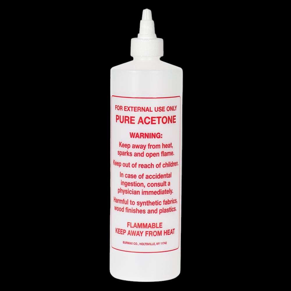 Soft 'N Style Imprinted Acetone Bottle 16oz by Beauty Supply 123 Outlet