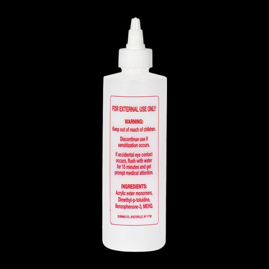 Soft 'N Style Imprinted Liquid Monomer Bottle 8oz by Beauty Supply 123 Outlet