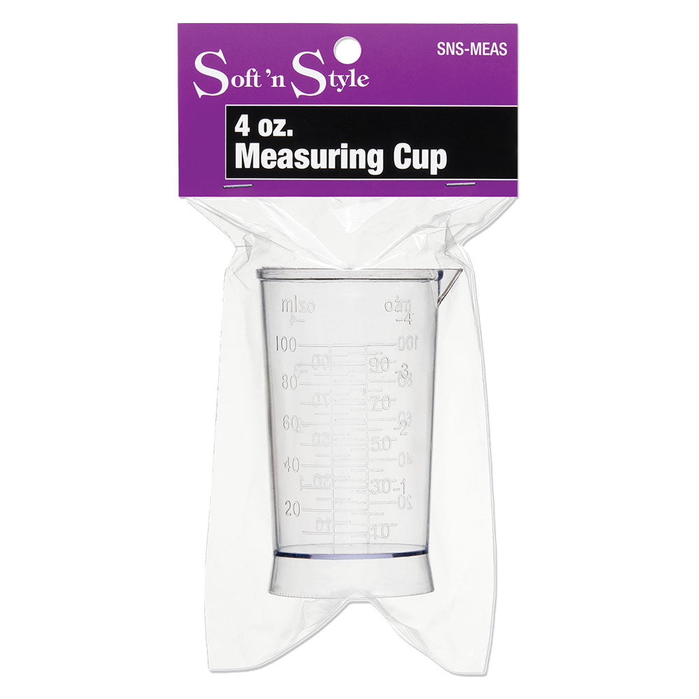 Soft 'N Style Measuring Cup 4oz by Beauty Supply 123 Outlet