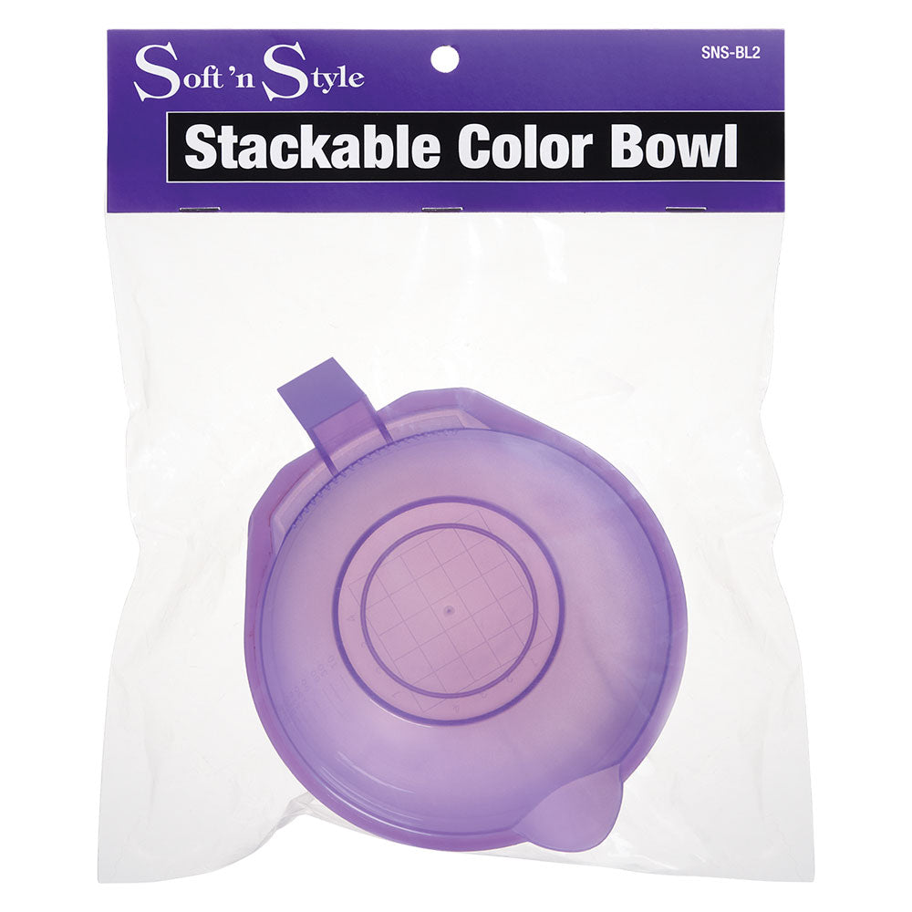 Soft 'N Style Stackable Color Bowl by Beauty Supply 123 Outlet