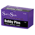Soft 'N Style 2" Bronze Bobby Pins - 1lb by Beauty Supply 123 Outlet