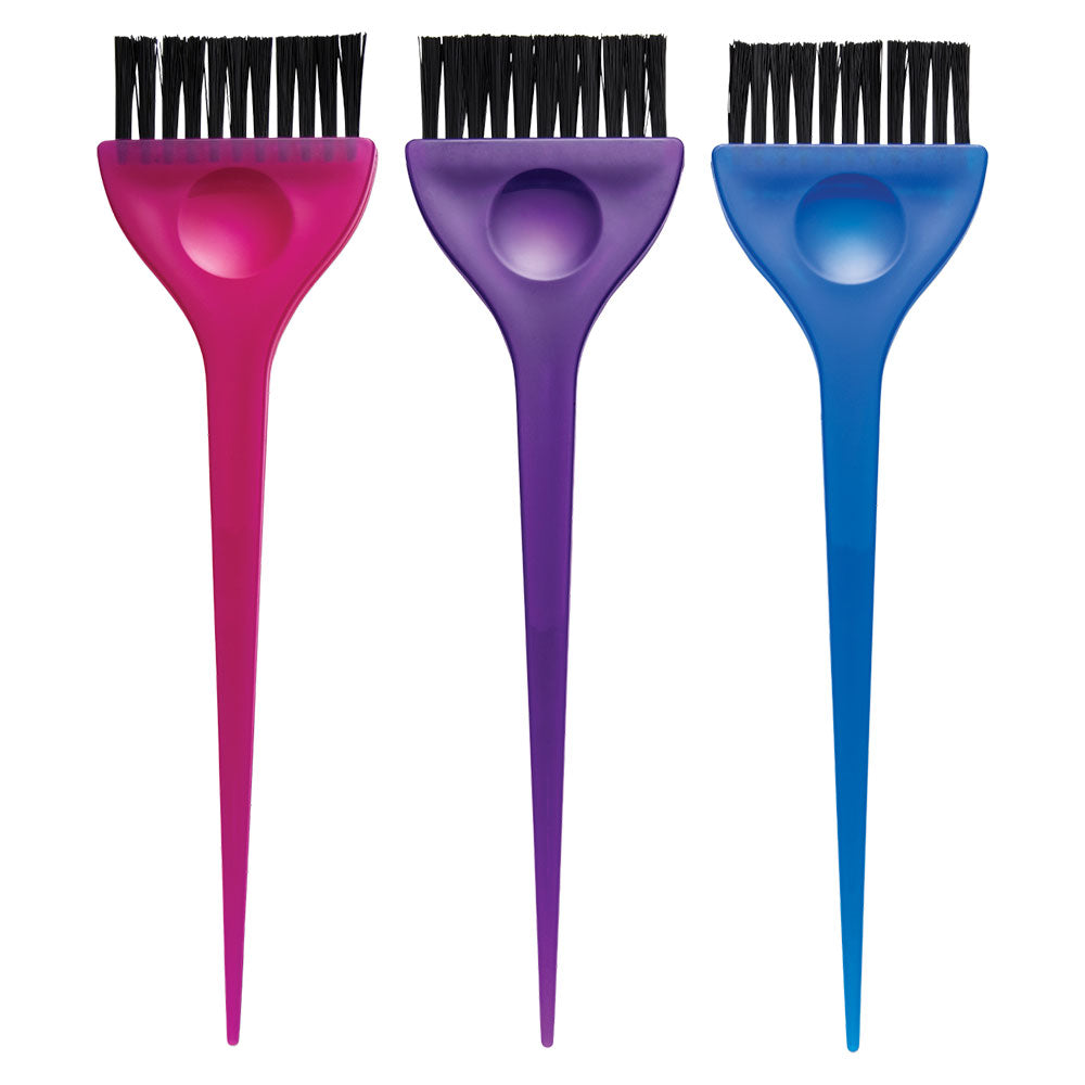 Soft 'N Style 3pc Translucent Dye Brush Set by Beauty Supply 123 Outlet