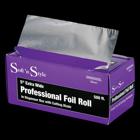 Soft 'N Style Extra Wide Professional Foil Roll - 5" x 500' by Beauty Supply 123 Outlet