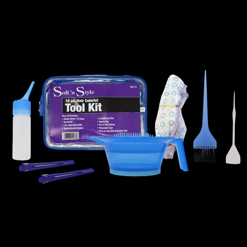 Soft 'N Style Hair Colorist Kit, 10pc by Beauty Supply 123 Outlet