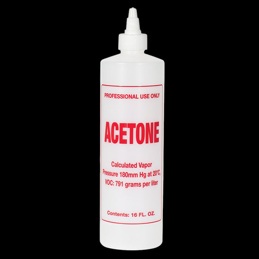 Soft 'N Style Imprinted Acetone Bottle 16oz by Beauty Supply 123 Outlet