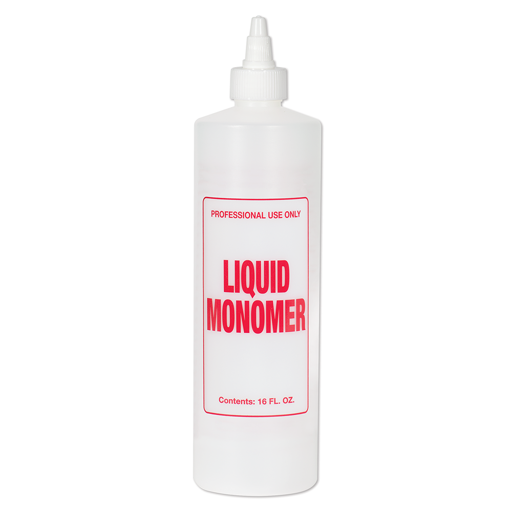 Soft 'N Style Imprinted Liquid Monomer Bottle 8oz by Beauty Supply 123 Outlet