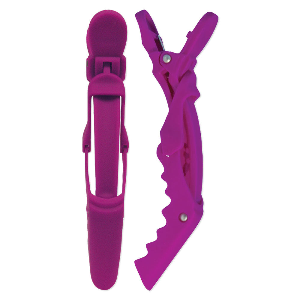 Soft 'N Style Rubberized Super Grip Clips - 4 Pack by Beauty Supply 123 Outlet