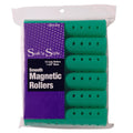 Soft 'N Style Smooth Magnetic Hair Rollers - Long Aqua by Beauty Supply 123 Outlet