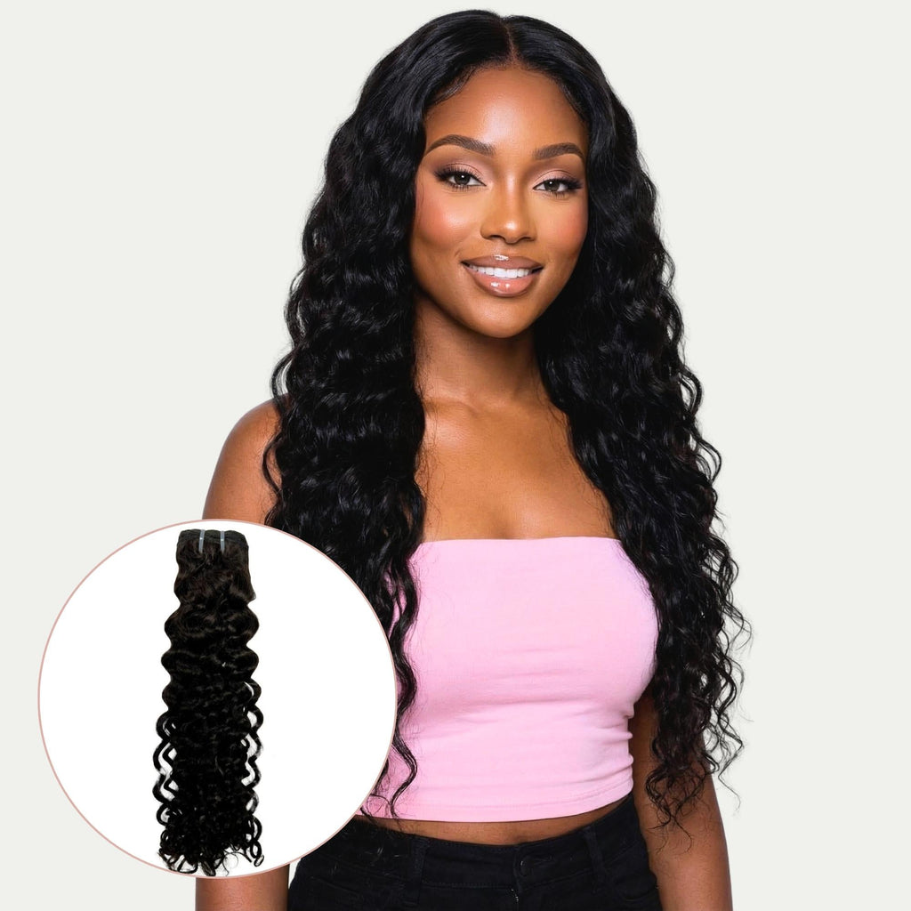 Spanish Wave 100% Human Hair Bundles by Private Label