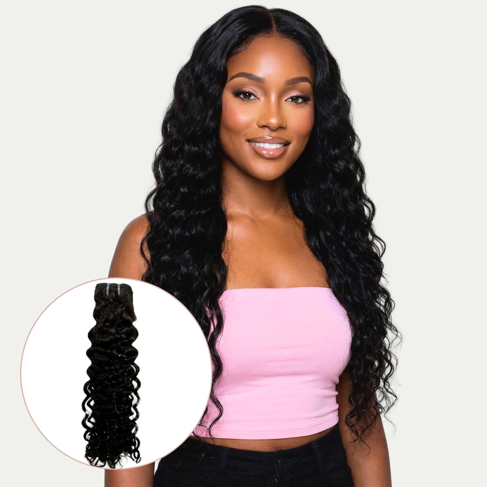 Spanish Wave 100% Human Hair Bundles by Private Label