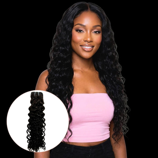 Spanish Wave 100% Human Hair Bundles by Private Label