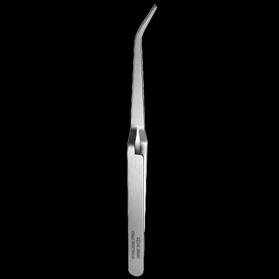 STALEKS EXPERT PRO 31 TYPE 2 REVERSE ACTION TWEEZERS FOR NAIL ART DESIGN TE-31/2 - STALEKS™ by kvadrat store