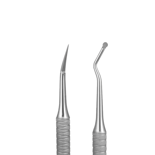 STALEKS PRO EXPERT 20/1 CUTICLE PUSHER (CURETTE HEMISPHERE+ CLEANER) PE-20/1- STALEKS™ by kvadrat store