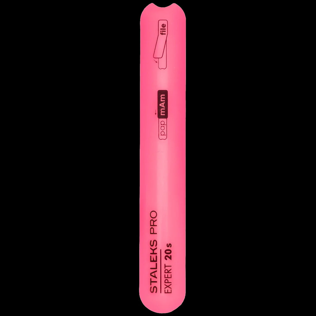 BEVELED STRAIGHT PLASTIC NAIL FILE (BASE)SMALL, SPBE-20s- STALEKS™ by kvadrat store