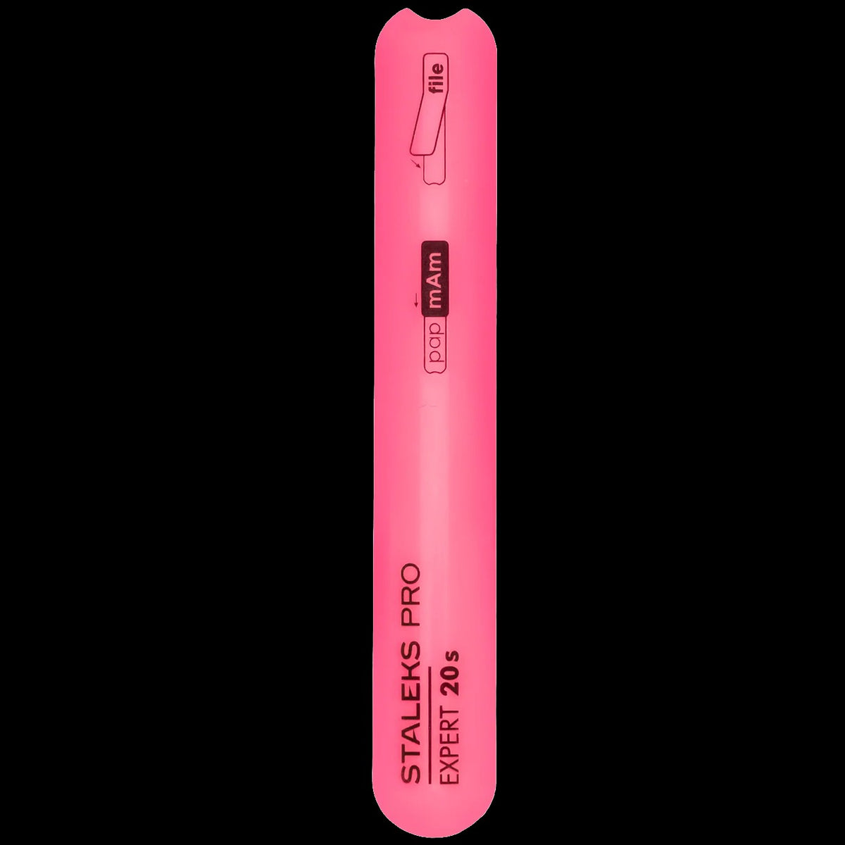 BEVELED STRAIGHT PLASTIC NAIL FILE (BASE)SMALL, SPBE-20s- STALEKS™ by kvadrat store