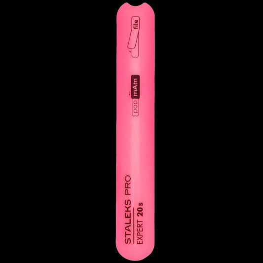 BEVELED STRAIGHT PLASTIC NAIL FILE (BASE)SMALL, SPBE-20s- STALEKS™ by kvadrat store
