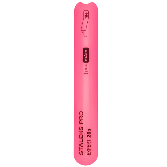 BEVELED STRAIGHT PLASTIC NAIL FILE (BASE)SMALL, SPBE-20s- STALEKS™