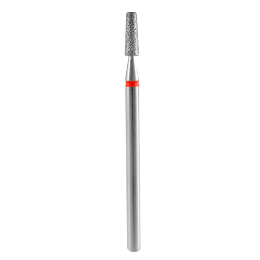 DIAMOND NAIL DRILL BIT, "FRUSTUM", RED, HEAD DIAMETER 2.5/8MM (FA70R025/8) - STALEKS™