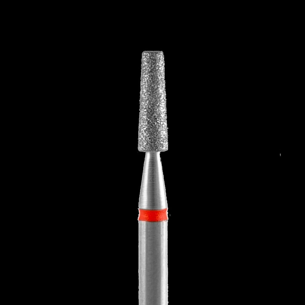 DIAMOND NAIL DRILL BIT, "FRUSTUM", RED, HEAD DIAMETER 2.5/8MM (FA70R025/8) - STALEKS™ by kvadrat store