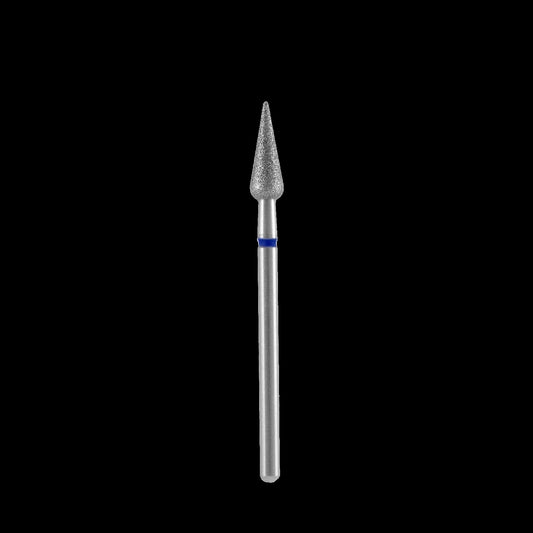 DIAMOND NAIL DRILL BIT, "ROUNDED PEAR", BLUE, HEAD DIAMETER 4/12MM (FA100B040/12) - STALEKS by kvadrat store