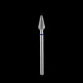 DIAMOND NAIL DRILL BIT, "ROUNDED PEAR", BLUE, HEAD DIAMETER 5/12MM (FA101B050/12) - STALEKS by kvadrat store