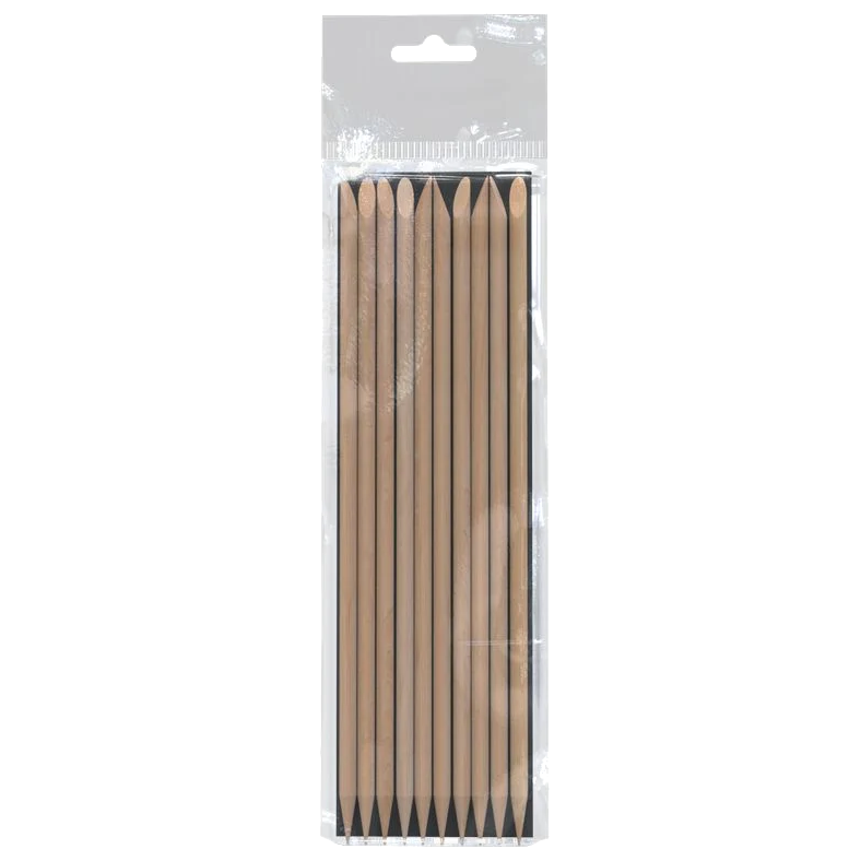 STALEKS PRO ORANGE STICK FOR MANICURE WOODEN 150 MM 10 PCS DOS-10/10 - STALEKS™ by kvadrat store