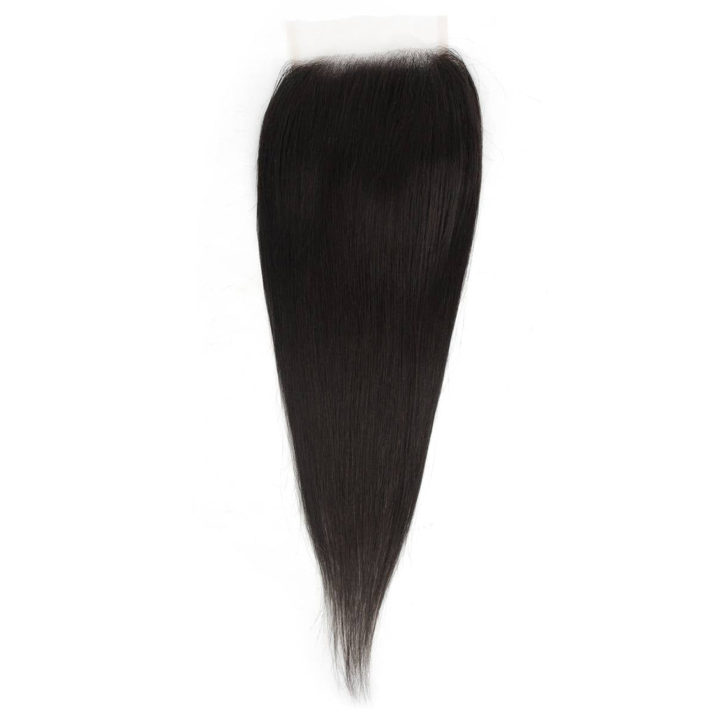 Straight 5x5 Transparent Lace Human Hair Closure by Private Label
