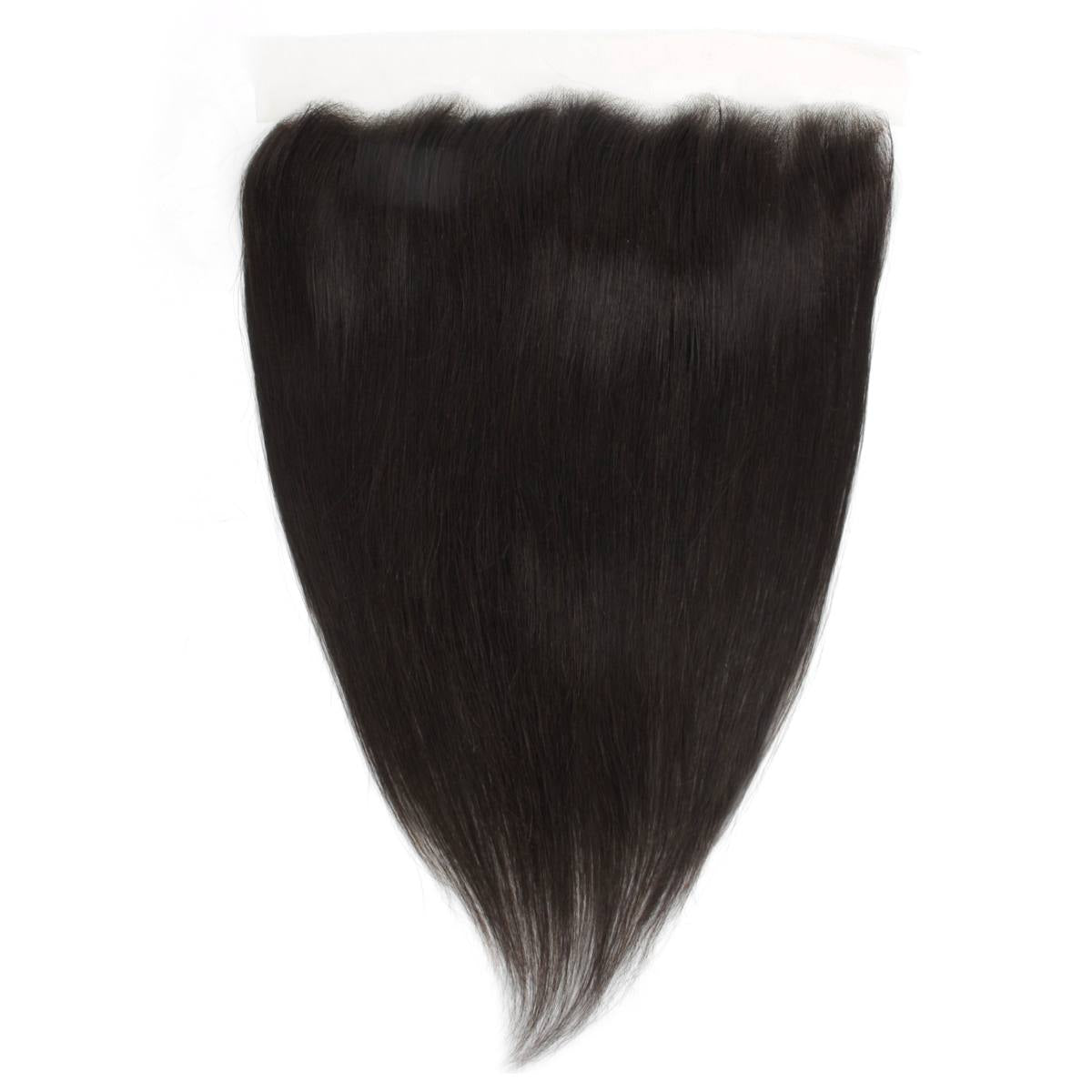Brazilian Straight 13x4 Transparent Lace Human Hair Frontal by Private Label